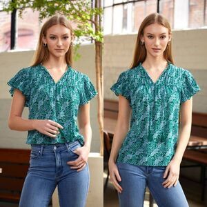 Rungolee Kingsley Blouse L NWOT $239